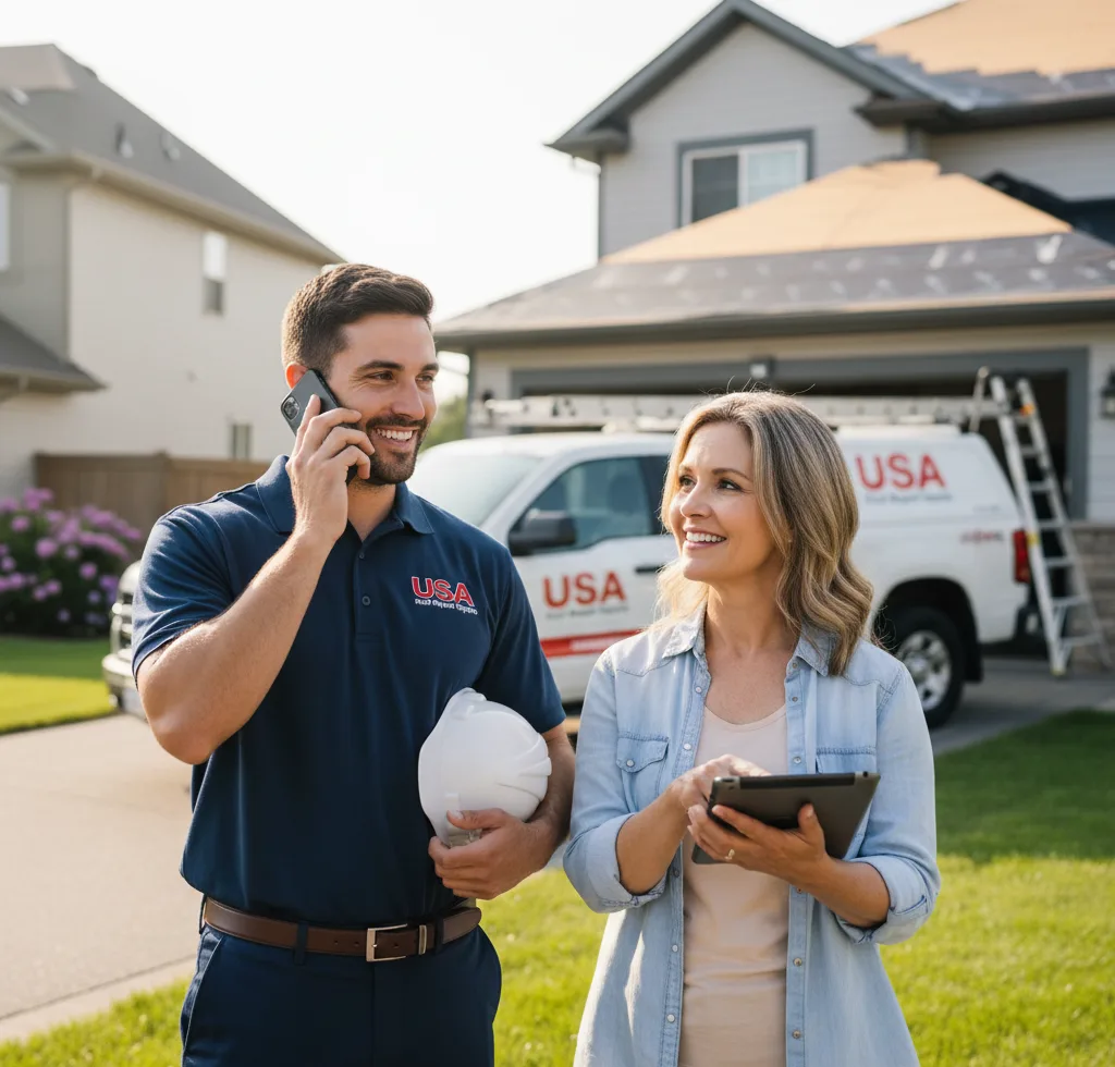 USA Roof Repair Experts customer support in Troy